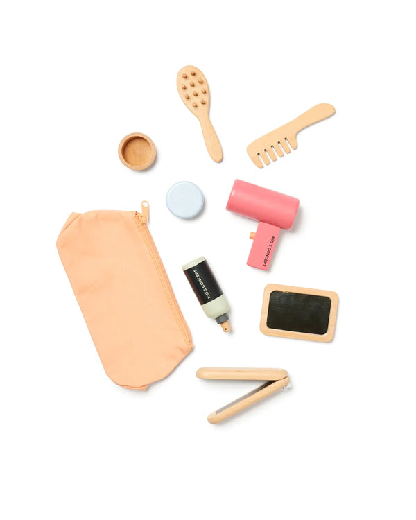 Kids Concept - Houten Speelgoed Kapperset, Verzorgingsproducten, Little Dutch, Keekabuu