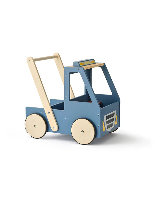 Kids Concept - Camion en bois - Aiden - Apprendre à marcher et à jouer en toute sécurité pour les tout-petits