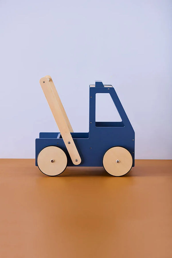 Kids Concept - Camion en bois - Aiden - Apprendre à marcher et à jouer en toute sécurité pour les tout-petits