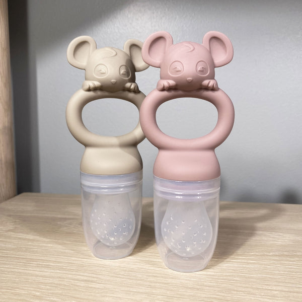 Nuuroo - Siliconen Fruit Sabbelaar - Lauge (Set van 2) - Keekabuu