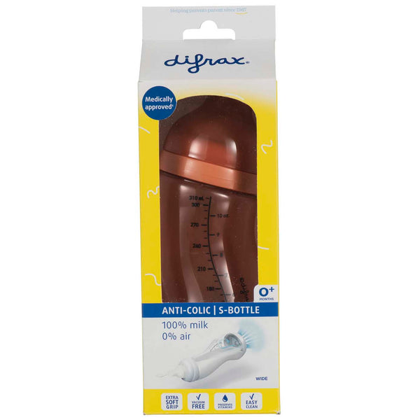 Difrax - S-fles Anti-Koliek BPA Vrij - 310 ml, Babyflessen, Difrax, Keekabuu