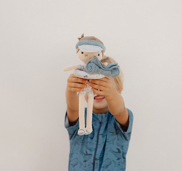 Little Dutch -  Zomer knuffelpop Jim, Poppen, Little Dutch, Keekabuu