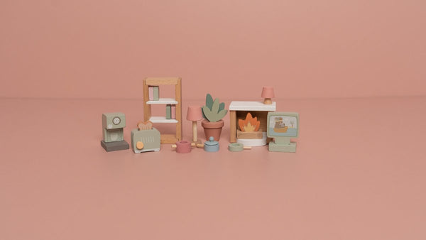 Little Dutch - Meubels speelset, Houten speelgoed, Little Dutch, Keekabuu