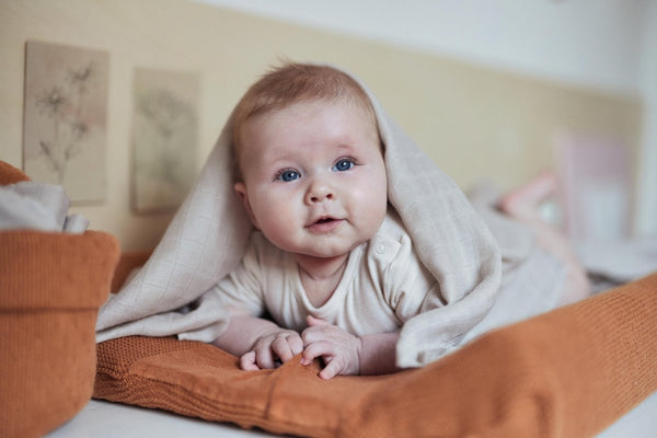 Jollein - Hydrofiel Bamboe Multidoek (115x115cm) - 2 pack - Caramel, Hydrofiele doeken, Jollein, Keekabuu