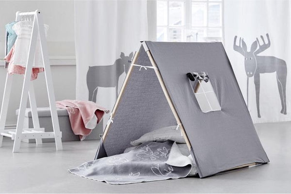 Kids Concept - Play Tent - Speeltent - Grijs, Speelhuisjes & tenten, Kid's Concept, Keekabuu