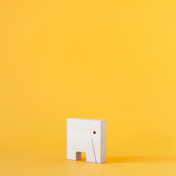 Makii - Dieren Parade Set van 3 Rhinoceros + Zebra + Giraffe FSC beech wood