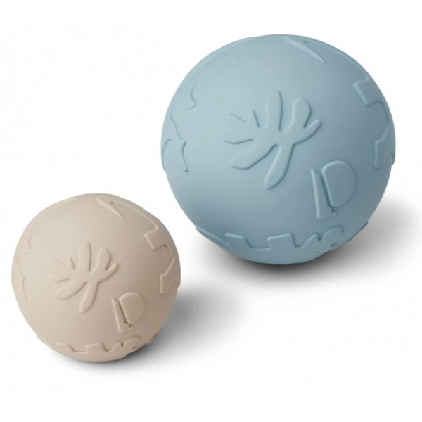 Liewood - Thea Baby Ball 2-pack, speelgoed ballen, Liewood, Keekabuu