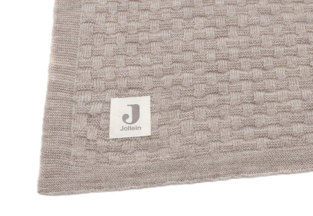 Jollein -  Wieg deken - Weave Knit Merino wool - Keekabuu