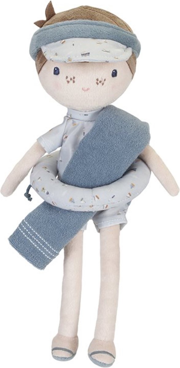 Little Dutch -  Zomer knuffelpop Jim, Poppen, Little Dutch, Keekabuu