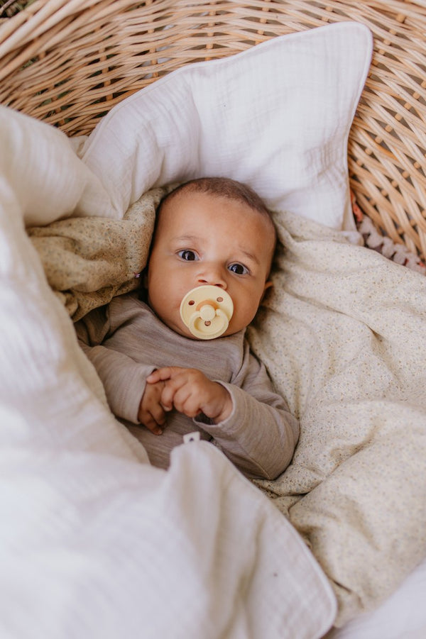 BIBS - Colour Fopspeen Natuurlijk Rubber - Vanilla/Cloud (2 stuks) T2, Fopspenen, Bibs, Keekabuu