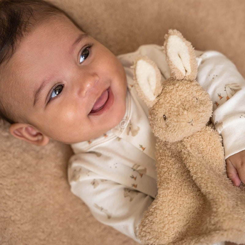 Doudou Et Anneau De Dentition Pour Bébé - Cadeau De Naissance En Coton Doux | Set Cadeau Pour Nouveau-né