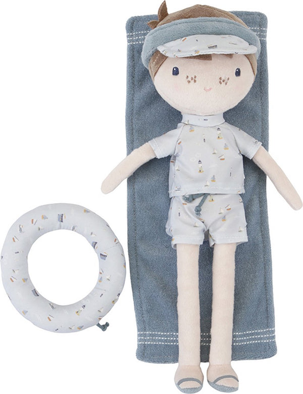 Little Dutch -  Zomer knuffelpop Jim, Poppen, Little Dutch, Keekabuu