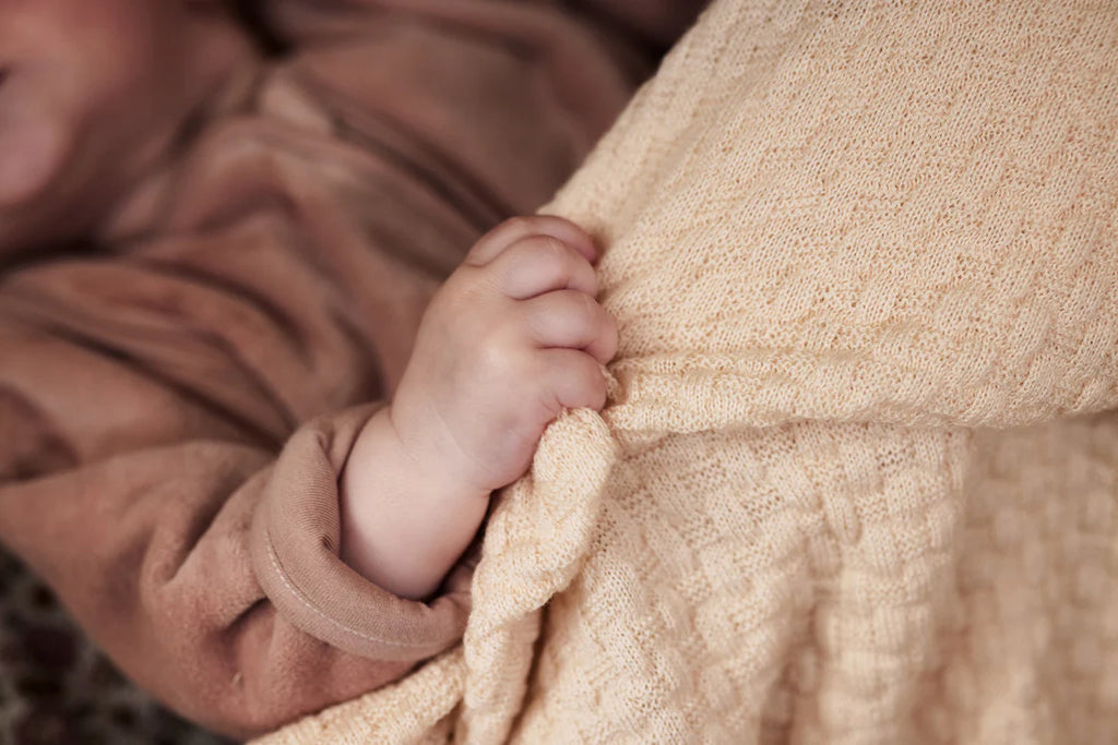 Jollein -  Wieg deken - Weave Knit Merino wool - Keekabuu