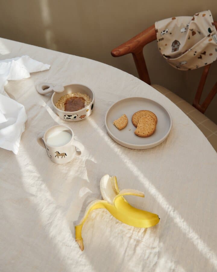 Liewood -  Siliconen  Kinderservies Vivi, Servies en bestek, Liewood, Keekabuu