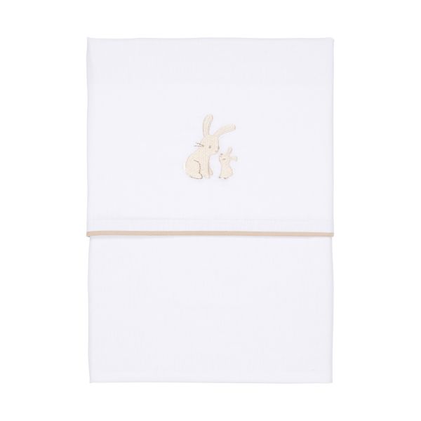 Little Dutch - Baby Bunny Ledikantlaken 110 x 140 cm, Dekbedovertrekken, Little Dutch, Keekabuu