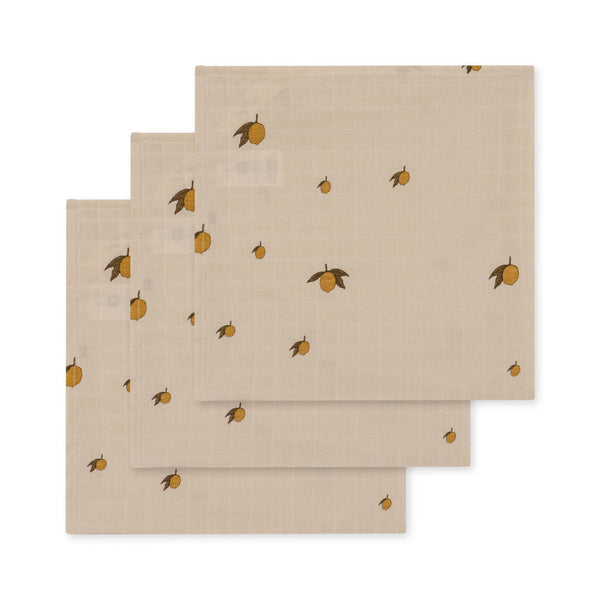 Konges Slojd  - Hydrofiele Doek van Biologisch Katoen (set van 3), Hydrofiele doeken, Konges Slojd, Keekabuu