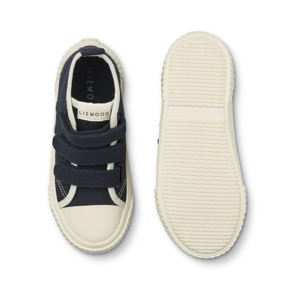Liewood - Canvas Sneaker met Velcro - Midnight Navy - Keekabuu