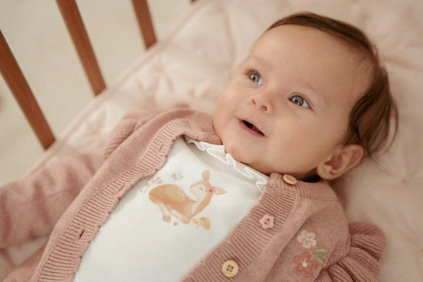 Little Dutch - Gebreid Vestje - Fairy Pink Melange