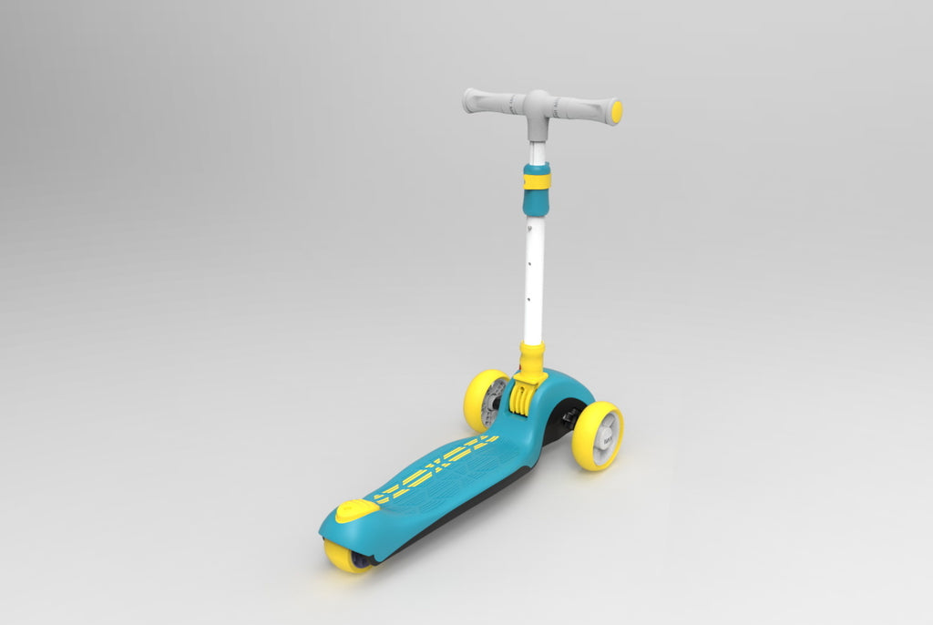 MINI - 3 wiel kinderstep Street Rider - Blauw, Kinderstep, Happy Baby, Keekabuu