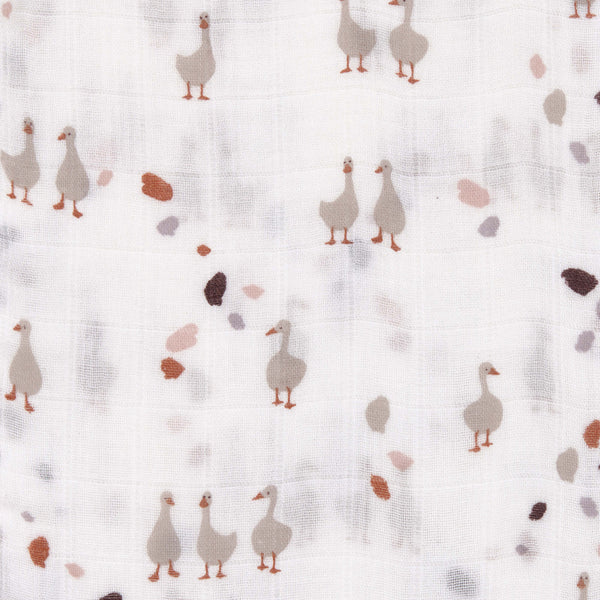 Lässig -  Hydrofiele  doek - Tiny Farmer Flowers 80 x 80 cm (Set van 3), Hydrofiele doeken, Lässig, Keekabuu