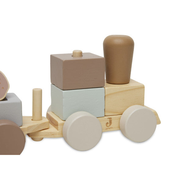 Jollein -  Farm Houten Speelgoed Trein, Voertuigen, Jollein, Keekabuu