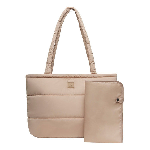 Jollein - Luiertas Puffed Bag Tara - Biscuit, Luiertassen, Jollein, Keekabuu