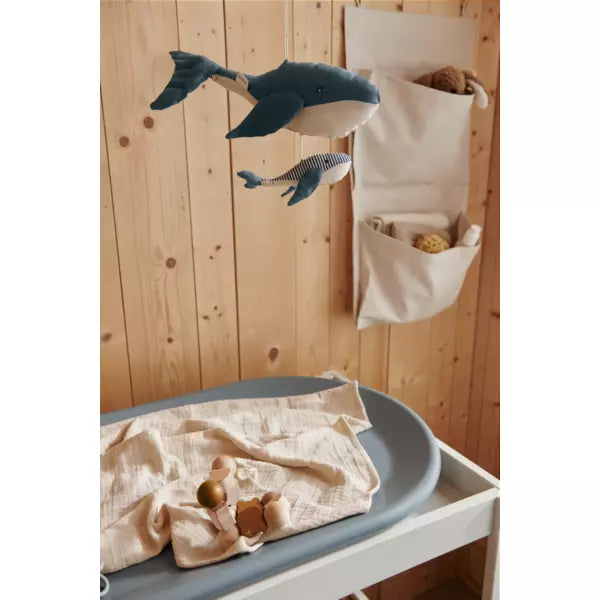 Liewood - Aankleedkussen - Cille - Blue Fog, Aankleedkussens, Liewood, Keekabuu