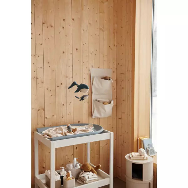 Liewood - Aankleedkussen - Cille - Blue Fog, Aankleedkussens, Liewood, Keekabuu