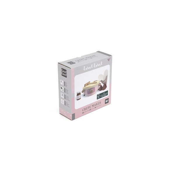 Label Label - Houten Crepe Maker, Houten speelgoed, Label Label, Keekabuu