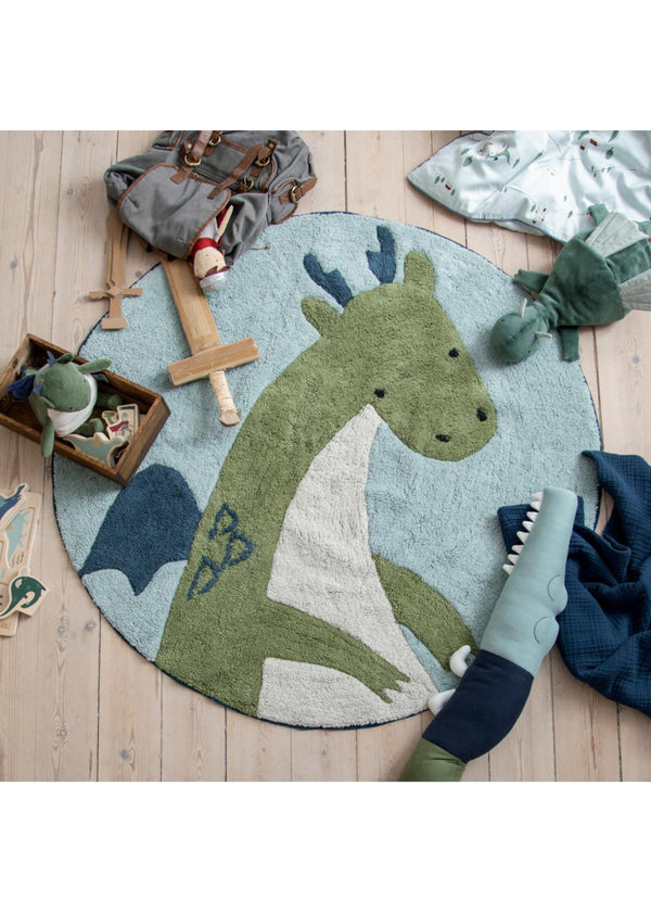 Sebra - Rond vloerkleed Dragon Tales Ø120 cm, Vloerkleed, Sebra, Keekabuu