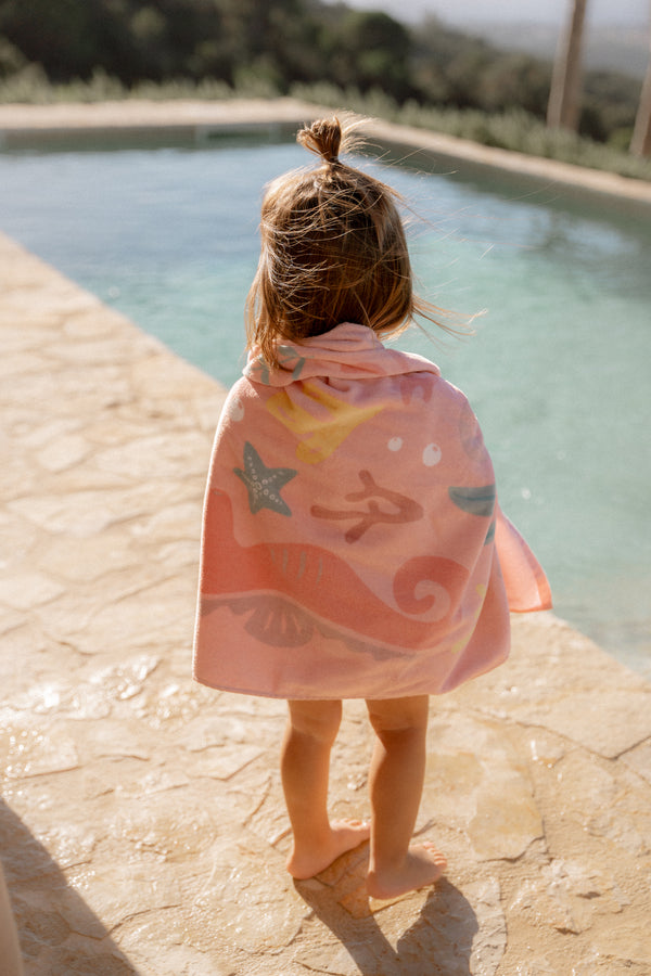 Liewood - Bath towel - Waffle Texture - Poncho Paco (copy)