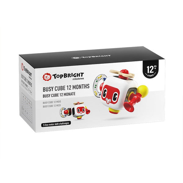 Topbright - Activiteitenkubus - Busy Cube - 12 maanden, Activiteiten Speelgoed, Topbright, Keekabuu