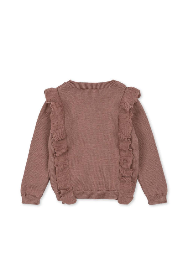 Konges Slojd - Vestje met Ruches - Fiol, Vesten, Konges Slojd, Keekabuu