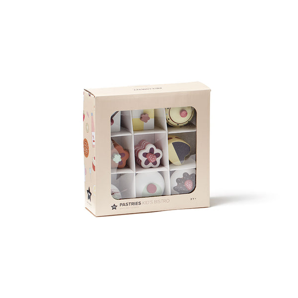 Kids Concept - 9 Houten Taartjes en Cupcakes uit de Bistro collectie, Houten speelgoed, Kid's Concept, Keekabuu