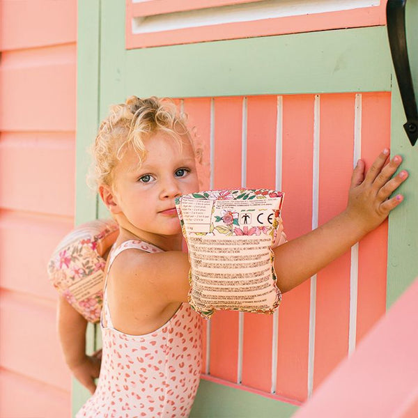 Swim Essentials -Meisjes Badpak Old Pink Panterprint, Badpakken, Swim Essentials, Keekabuu