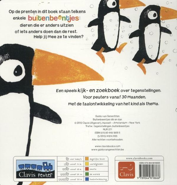 Clavis - Buitenbeentjes Dik en Dun, Peuterboeken, Clavis, Keekabuu