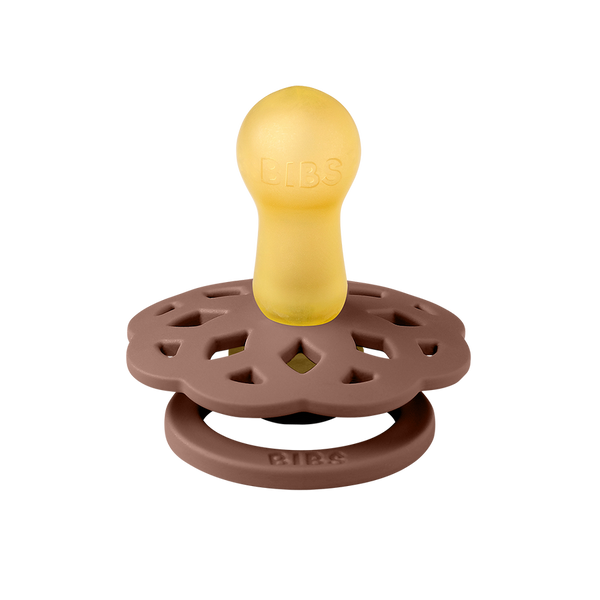 BIBS -Boheme Fopspeen Natuurlijk Rubber (2 stuks) Peach/Woodchuck, Fopspenen, Bibs, Keekabuu
