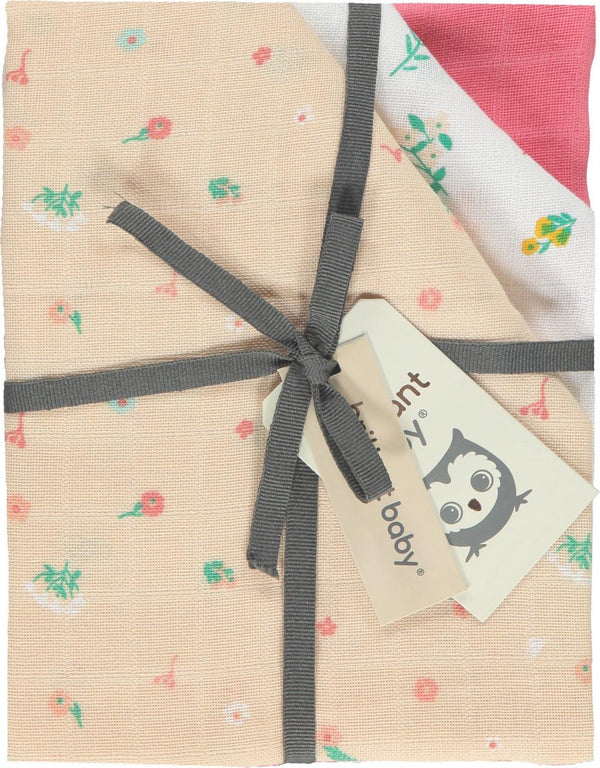 Briljant Baby -  Hydrofiel Luiers Flower (3 stuks), Hydrofiele doeken, Briljant Baby, Keekabuu