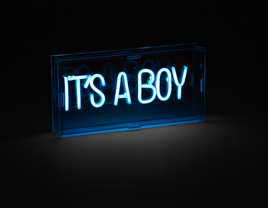 Childhome - Neon Verlichting - It's A Boy | Lichtblauw, Nachtlampen, Childhome, Keekabuu