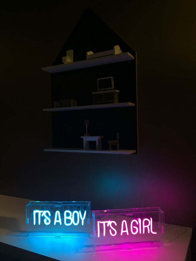 Childhome - Neon Verlichting - It's A Boy | Lichtblauw, Nachtlampen, Childhome, Keekabuu