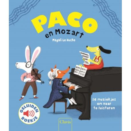 Clavis - Paco en Mozart - Geluidenboekje, Peuterboeken, Clavis, Keekabuu