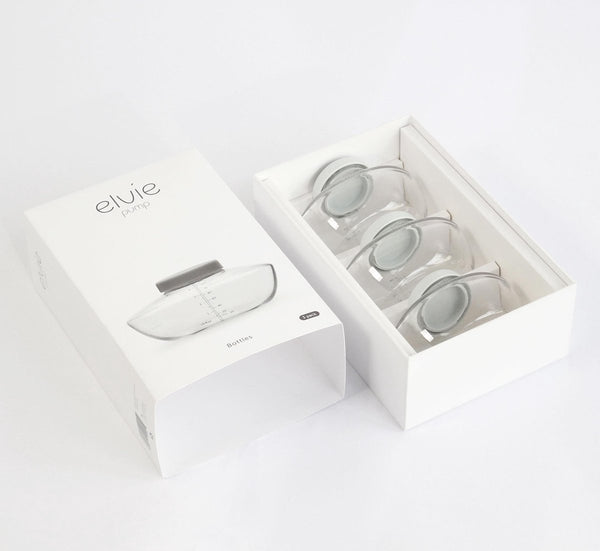 Elvie - Moedermelk Flessen (3 stuks per verpakking), Babyflessen, Elvie, Keekabuu