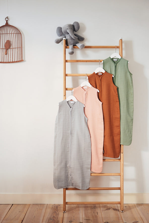 Jollein - Slaapzak zomer hydrofiel | Ash green, Slaapzakken, Jollein, Keekabuu