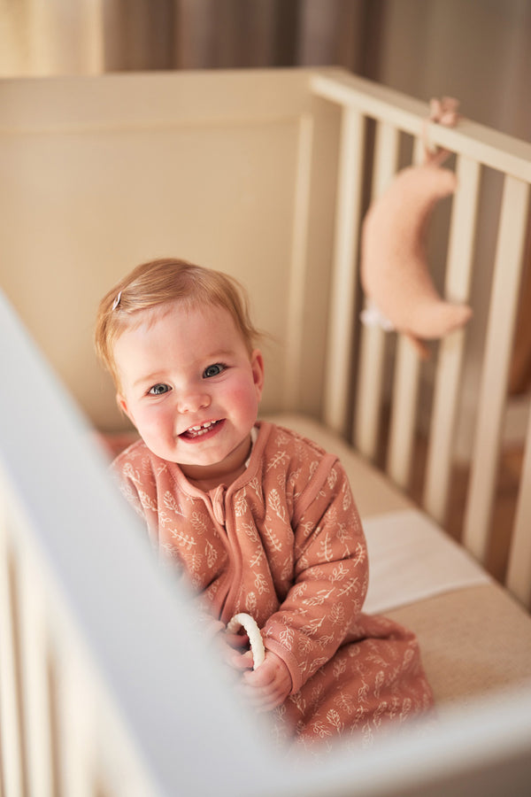 Jollein - Baby Slaapzak Meadow - Met Afritsbare Mouw - Rosewood, Slaapzakken, Jollein, Keekabuu