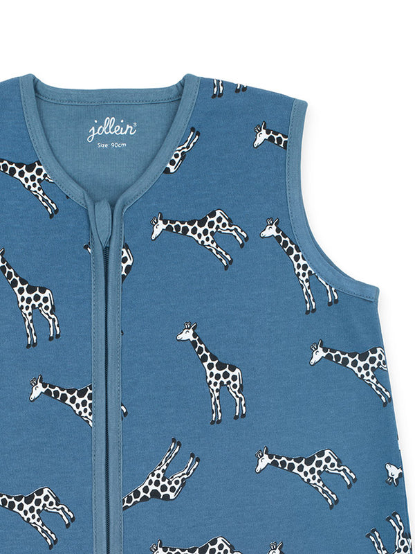 Jollein -  Slaapzak Giraffe - Zomer | Jeans Blue, Slaapzakken, Jollein, Keekabuu