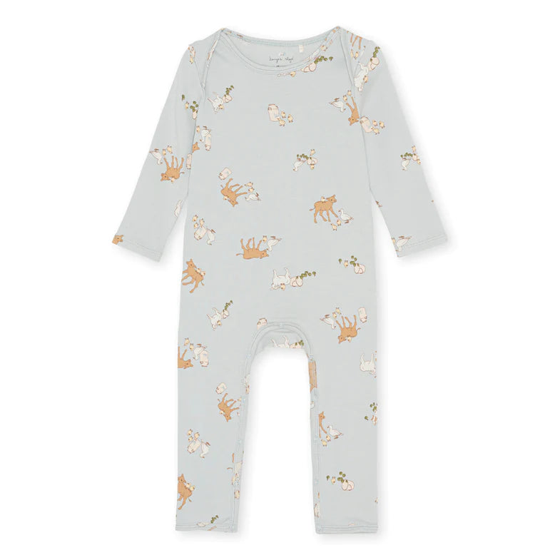 Konges Sløjd - Classic Onesie  Farm Blue, Boxpakjes, Konges Slojd, Keekabuu