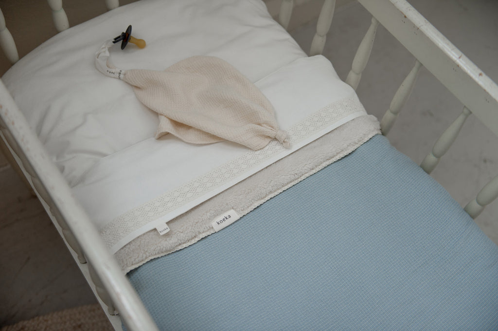 Koeka -  Wiegdeken Teddy Cairo, Dekens, Koeka, Keekabuu