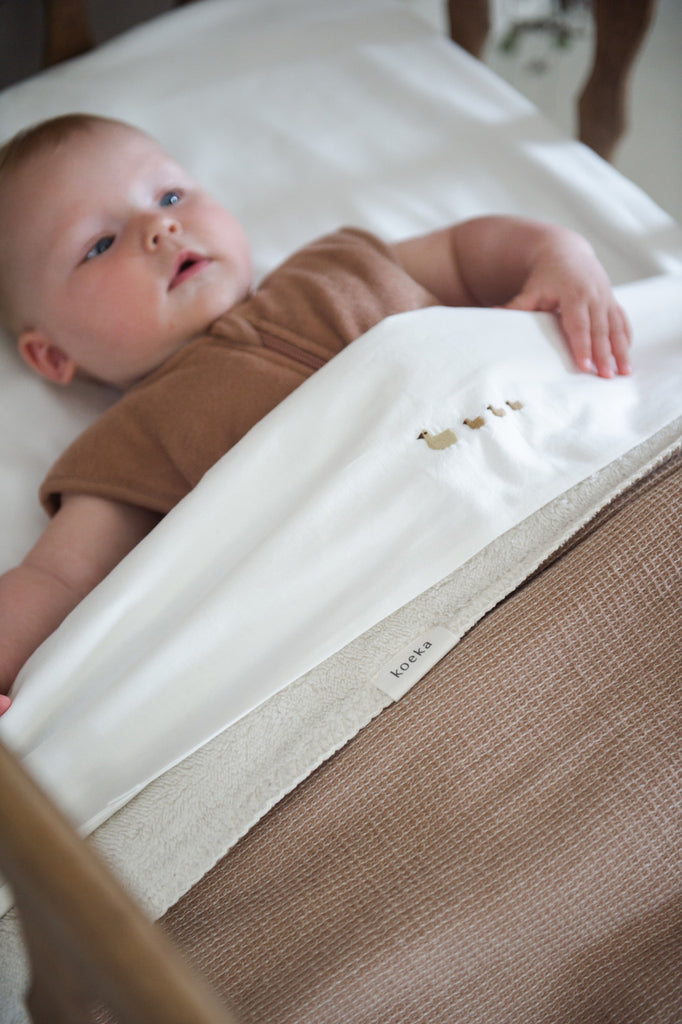 Koeka -  Wiegdeken Teddy Cairo, Dekens, Koeka, Keekabuu