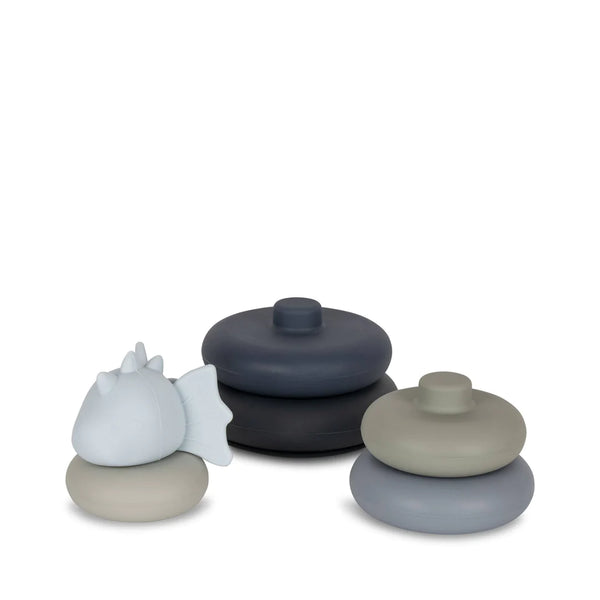 Konges Sløjd - Stapeltoren Draak - siliconen, Stapeltorens, Konges Slojd, Keekabuu