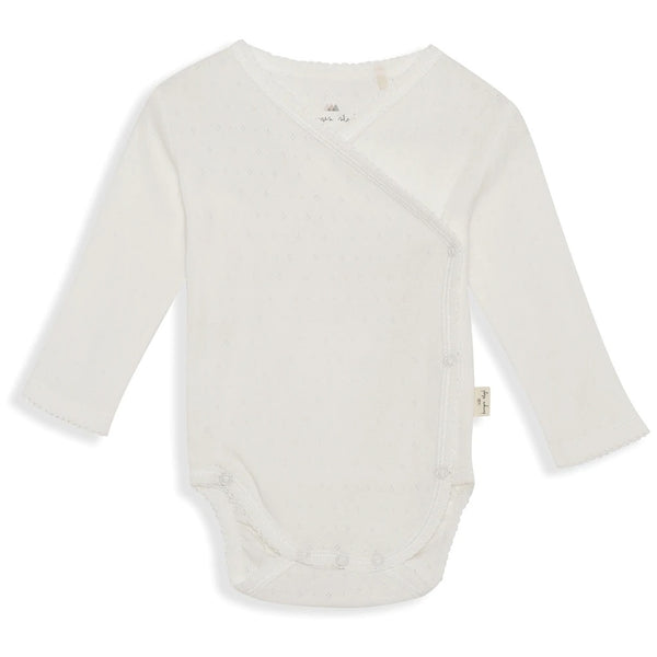 Konges Sløjd -  Minnie Newborn Body | Clear White, Rompers, Konges Slojd, Keekabuu